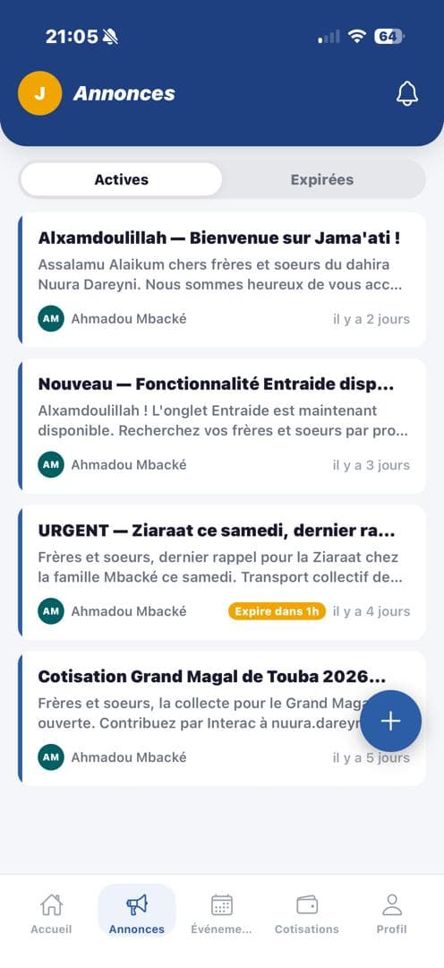 Annonces